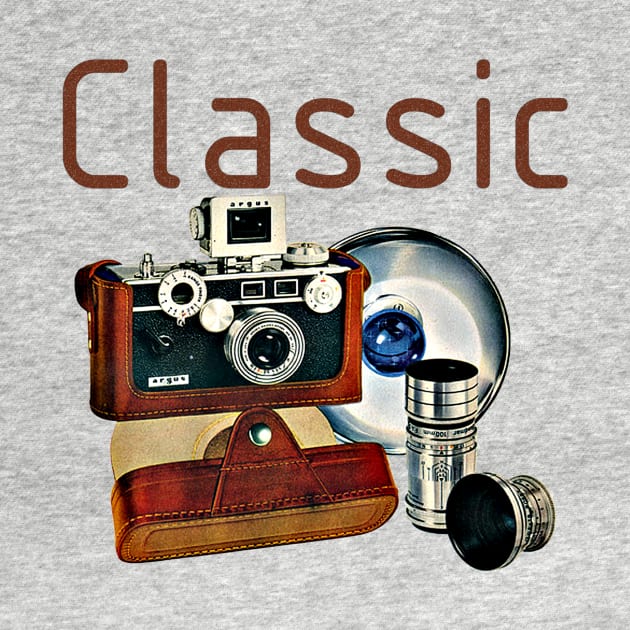 Classic camera by WickedNiceTees